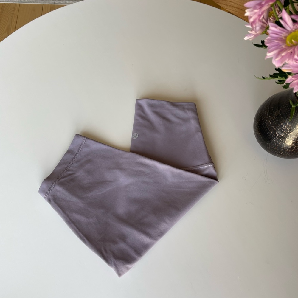 Lululemon Align Super-High Waist 10'' Biker Shorts in Lila - Picture 4 of 7